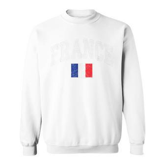 France Flag Vintage Sweatshirt - Thegiftio UK