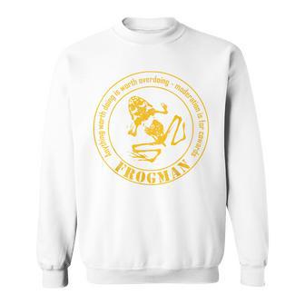 Frogman Diver ダメージ加工。 スウェットシャツ - Kawaiitshirt