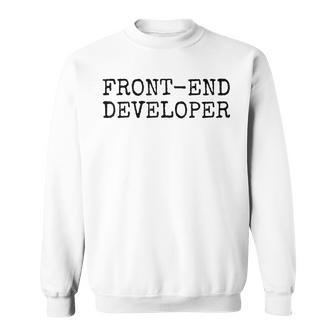 Front End Developer スウェットシャツ - Kawaiitshirt