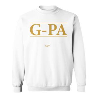 G-Pa Definition Fathers Day Grandpa Sweatshirt - Monsterry