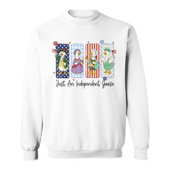 Goose 4Th Of July Patriotic Usa Independent Day Meme Sweatshirt - Monsterry