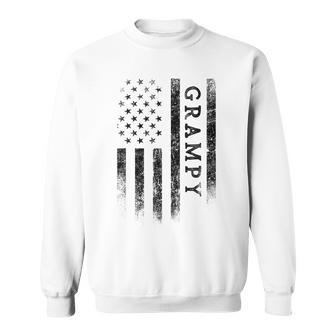 Grampy Patriotic American Usa Flag Father's Day Grampy Sweatshirt - Thegiftio UK