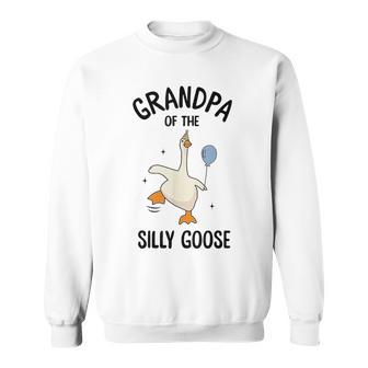 Grandpa Of The Silly Goose First Birthday Family Matching Sweatshirt - Thegiftio UK