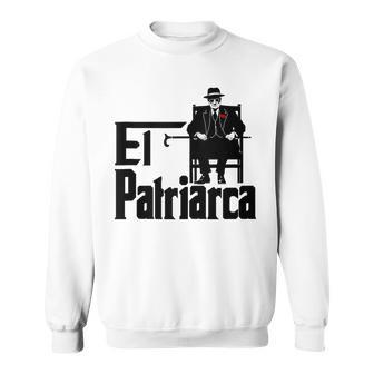 Hombre El Patriarca Diseño Divertido Para Abuelos Mexicanos In Mangas Camisa de entrenamiento - Regaloses