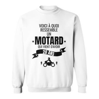 Idée Cadeau Pour Un Motard Humour Homme Original 20 Ans Sweater e - Cadeauxyz