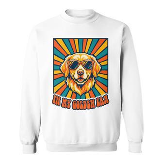 In My Golden Era レトロレトリバー ドッグサングラス グラフィックtシャツ 長袖tシャツ スウェットシャツ - Kawaiitshirt