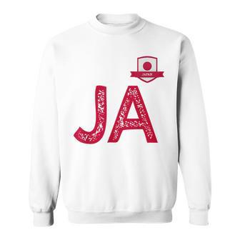 Japanese Flag Letter Yes Japan Sweatshirt - Thegiftio UK