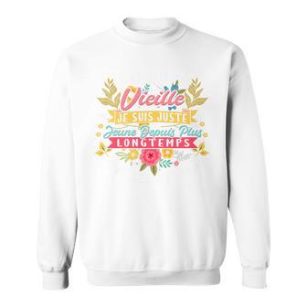 Je Neuis Pasieille Phrase Humour Cadeau Anniversaire Haut De Gamme Sweater e - Cadeauxyz