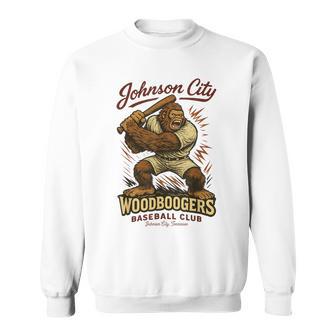 Johnson City Woodboogers Retro Baseball Club Sweatshirt - Thegiftio UK
