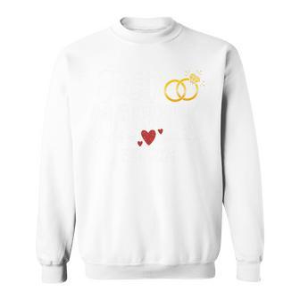 Just Married 2024 Couple De Jeunes Mariés Mariage Haut De Gamme Sweater e - Cadeauxyz