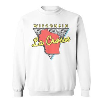 La Crosse ウィスコンシン ヴィンテージ Wi レトロ トライアングル スウェットシャツ - Kawaiitshirt
