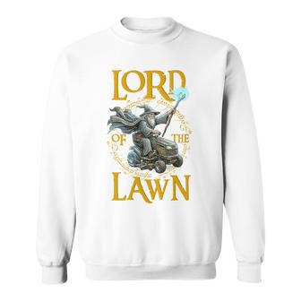 Lord Of The Lawn Nerd Dad Father's Day Fantasy Tri-Blend Sweatshirt - Thegiftio UK