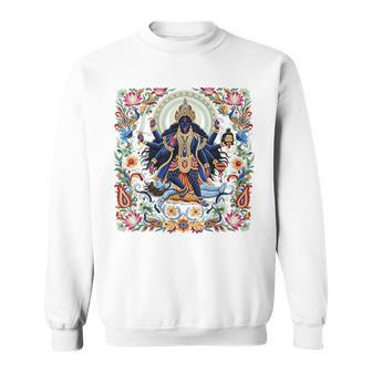 Maa Kali Mahakali Goddess Hindu Spiritual Hinduism Indian Sweatshirt - Thegiftio UK