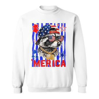 Merica 1776-2026 Raccoon Usa 4Th Of July 250 Years Freedom Sweatshirt - Thegiftio UK