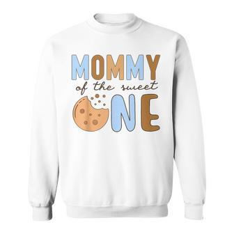 Mommy Of The Sweet One Cookies And Milk 1St Birthday Family Sweatshirt - Thegiftio UK