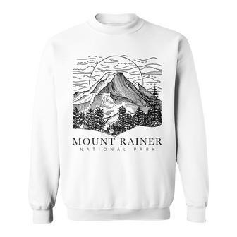 Mount Rainier Washington Mountain Mt Climbing Summit Hiking Sweatshirt - Monsterry