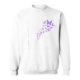 Not All Battles Are Visible Lupus Awareness Support Fight Sweatshirt | Mazezy