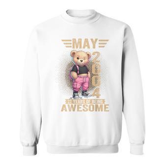 On Back 2004年5月 22歳の誕生日 22歳 テディベア スウェットシャツ - Kawaiitshirt