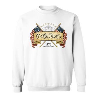 Patriotic Betsy Ross Flag 1776 2026 We The People Sweatshirt - Thegiftio UK