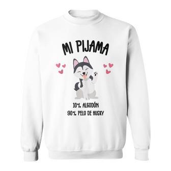 Perro Husky Regalo Humor Pijama In Mangas Camisa de entrenamiento - Regaloses