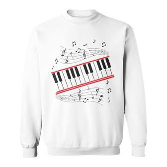 Piano Beat It Music Cosplay Music Idea Sweatshirt - Thegiftio UK