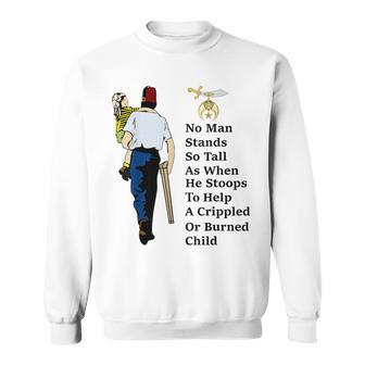 Proud To Be A Shriner Help Childs Emblem Masons Father's Day Sweatshirt - Thegiftio UK