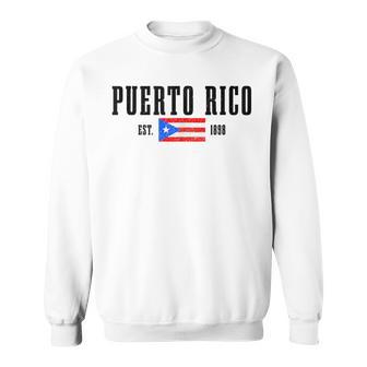 Puerto Rico Est 1898 Orgullo De La Bandera De Puerto Rico In Mangas Camisa de entrenamiento - Regaloses