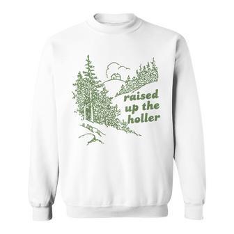 Raised Up The Holler Country Appalachian Cabin Sweatshirt - Thegiftio UK