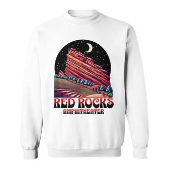 Red Rocks Amphitheater & The Moon Morrison Colorado Sweatshirt - Thegiftio UK