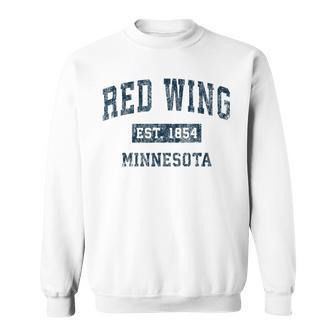 Red Wing ミネソタ Mn ヴィンテージ スポーツデザイン ネイビー プリント スウェットシャツ - Kawaiitshirt