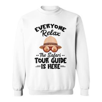 Safari Tour Guide Costume Everyone Relax Safari Tour Guide Sweatshirt | Seseable UK