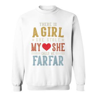 She Calls Me Farfar Fathers Day Grandpa Performance Sweatshirt - Monsterry