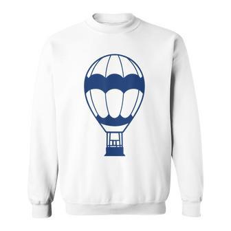 Simple Hot Air Balloon 熱気球 面白い シンプル ミニマリスト 気球 熱気球 スウェットシャツ - Kawaiitshirt