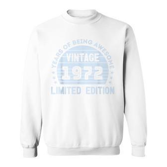 Sintage De 1972 Para Hombre Retro Divertidas Cumpleaños De 1972 Camisa de entrenamiento - Regaloses