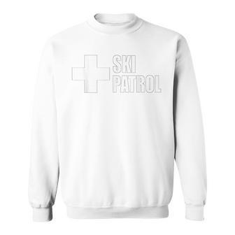 Ski Patrol Mountain Rescue Uniform Costume Sweatshirt | Seseable UK