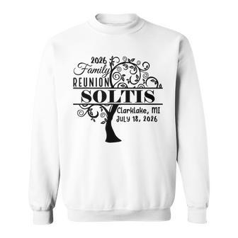 Soltis Family Reunion 2026 Text No Box Sweatshirt - Thegiftio UK