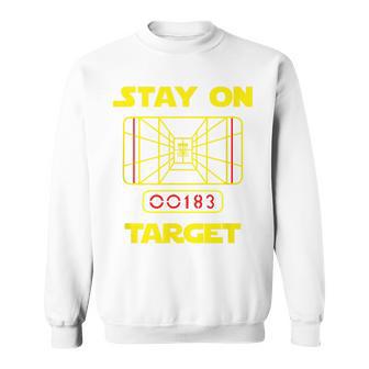 Stay On Target-ディスクゴルフtシャツ スウェットシャツ - Kawaiitshirt
