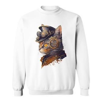 Steam Punk Chat Chaton Kittyteampunk Sweater e - Cadeauxyz