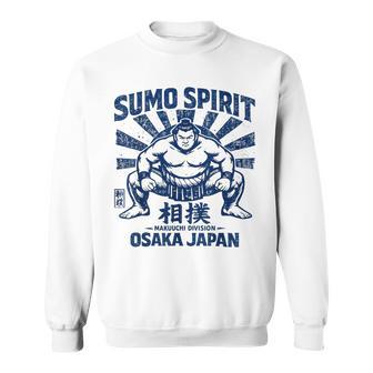 Sumo Spirit Wrestling Japan Osaka Japanese Vintage Sweatshirt - Thegiftio UK