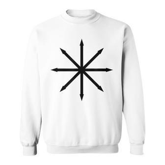Symbole Étoile Du Chaos Punk En Métal Pentagramme Anarchy Occulteatan Sweater e - Cadeauxyz