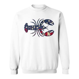 Usa Flag Crawfish Season 4Th Of July Crawfish Boil Party Sweatshirt - Thegiftio UK