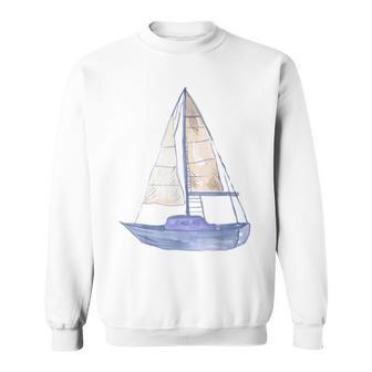 Velero Con Dibujo De Barco Idea De Regalo Para Deportistas Acuáticos Marineros Camisa de entrenamiento - Regaloses