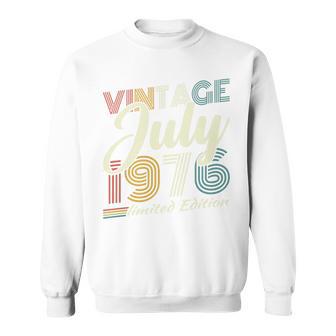 Vintage Juillet 1976 Cadeau Anniversaire 50 Ans Hommes Haut De Gamme Sweater e - Cadeauxyz