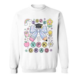 Vpk Graduation 2026 Pencil Bow Vpk Grad Sweatshirt - Thegiftio UK