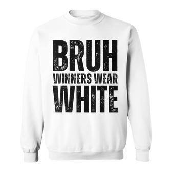 Winners Wear White Team Spirit Week Game Color Sports Day Sweatshirt - Thegiftio UK