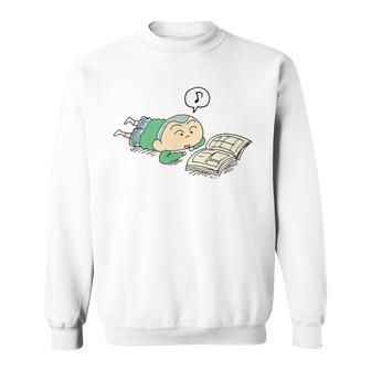 【まんが】クレヨンしんちゃん ごきげんマサオくん スウェットシャツ - Kawaiitshirt
