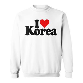 アイラブハートコリア韓国カルチャー スウェットシャツ - Kawaiitshirt