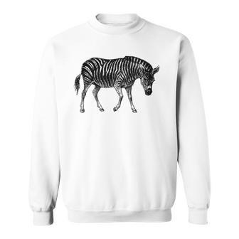 アフリカンゼブラプリント スウェットシャツ - Kawaiitshirt
