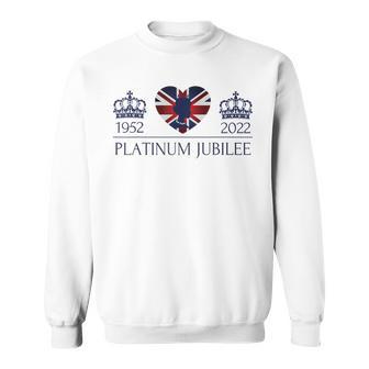 エリザベス女王プラチナジュビリー70年イギリス国旗 スウェットシャツ - Kawaiitshirt