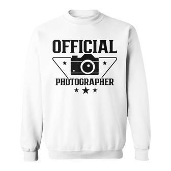 オフィシャル カメラマン 写真 カメラマン カメラ ジョブ スウェットシャツ - Kawaiitshirt